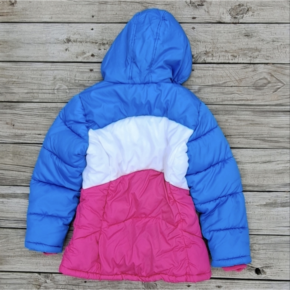 ✨See New Listing✨ Girl's S 14/16 Puffer Jacket Coat W/ Hood Fleece Lined Pockets - Picture 16 of 16